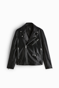 FAUX LEATHER RIDER JACKET