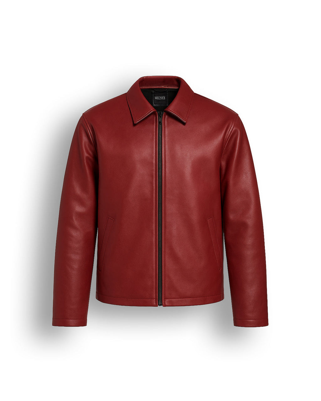 Cherry Luxe Leather Jacket (CROPPED)