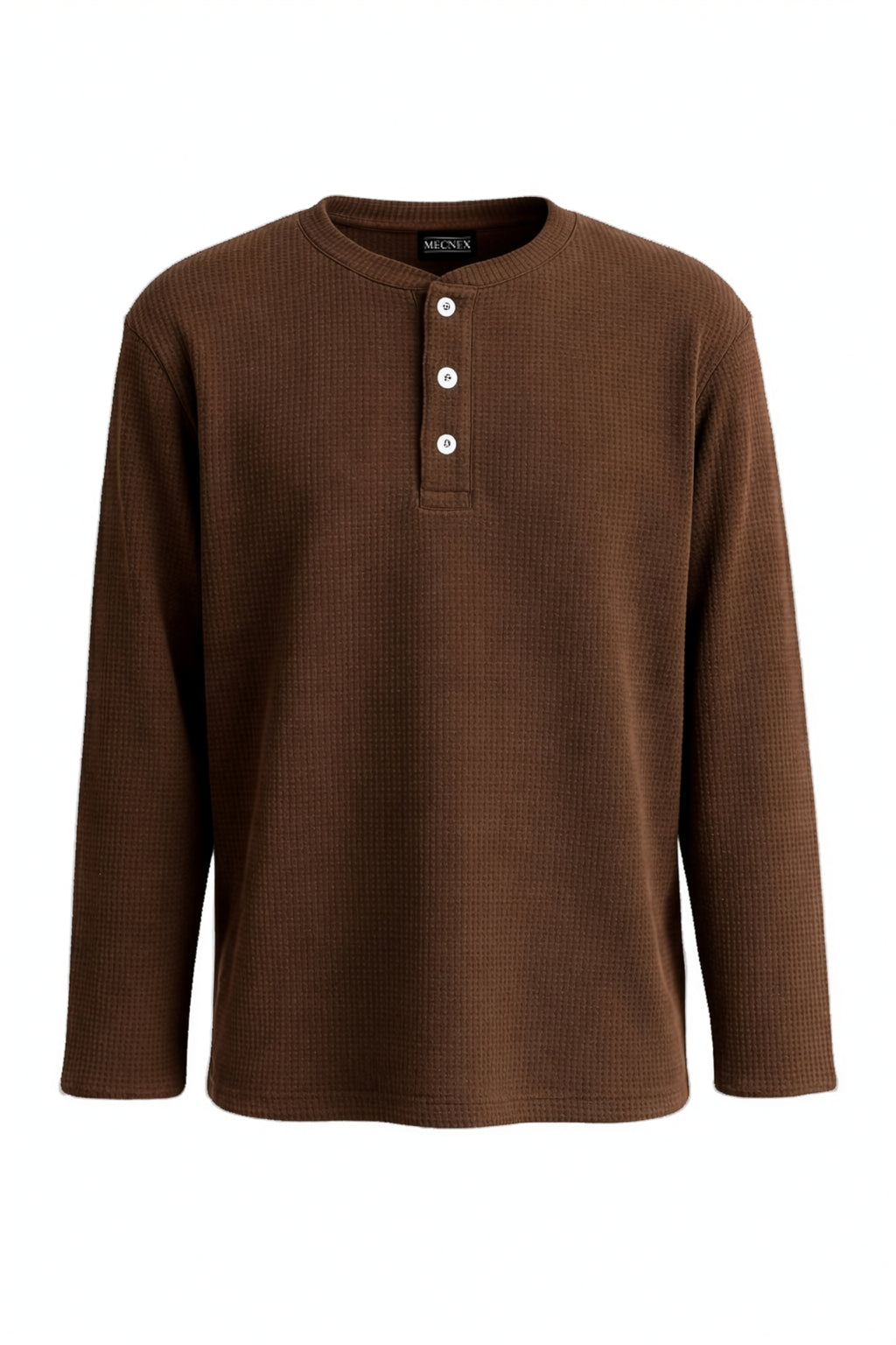 MECNEX HENLEY COFFEE BROWN