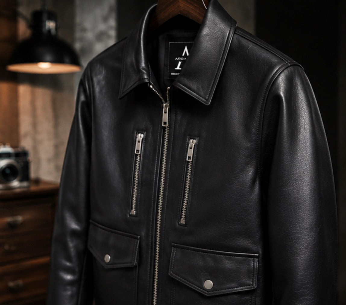 Noir Double Pocket Shacket