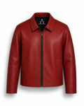 Cherry Luxe Leather Jacket (CROPPED)