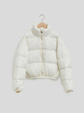 WOMEN'S WHITE PUFFER JACKET