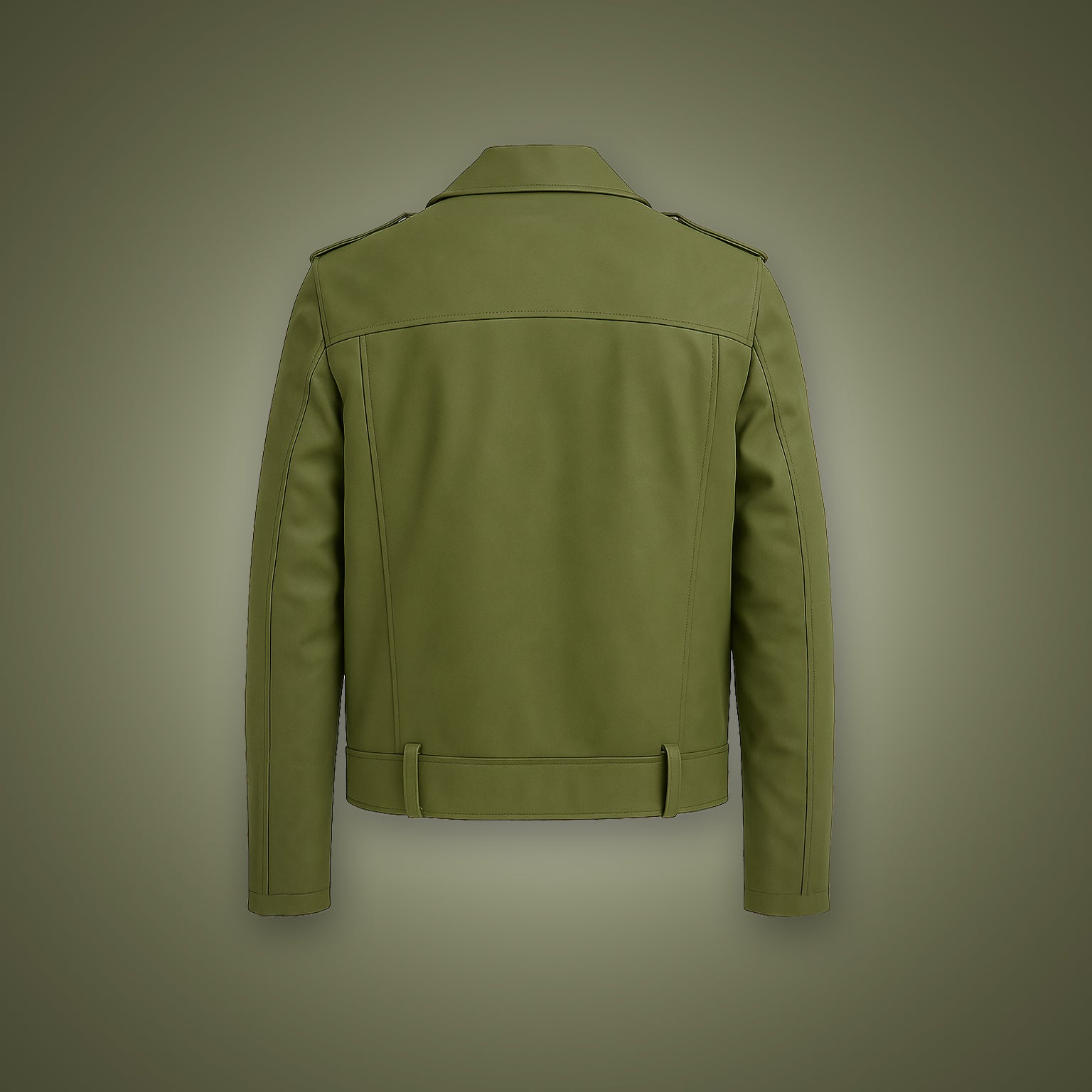 Olive Biker Jacket